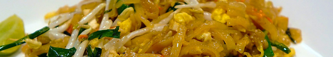 Eating Thai at Sabai Sabai Simply Thai restaurant in Germantown, MD.